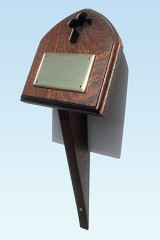 Mahogany Shield Plaque