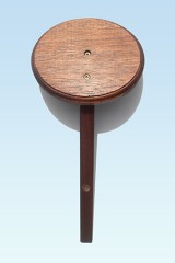Oval Mahogany Plaque