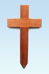 Small Mahogany Gravemarker