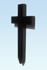 Medium Black Gravemarker